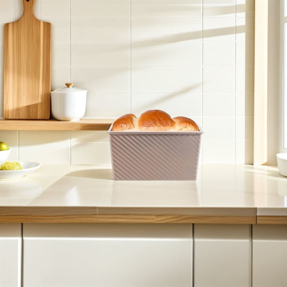 BESTYASH Nonstick Rose Bread Loaf Pan Mold for Baking Cakes, Toast, and More at Home Kitchen