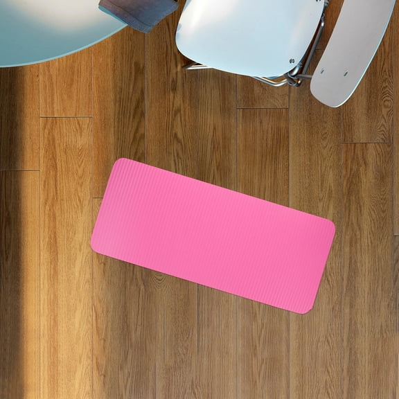 BESTYASH Rosy Fitness Mat with Cushioning for Core Strength Pilates and Elbow Support Exercises