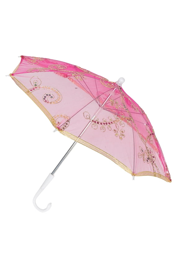 Rosy Performance Dance Umbrella Elegant Lace Design for Studio and Stage