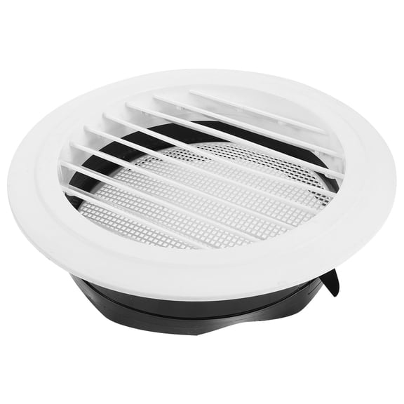 BESTYASH Round Soffit Vent Cover with Built in Screen for Quiet Airflow and Dust Filtration