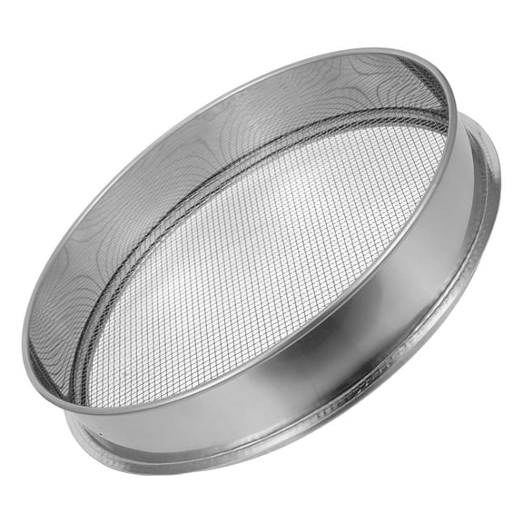 BESTYASH Round Stainless Steel Mesh Sifter for Garden Soil and Compost Sifting Tasks