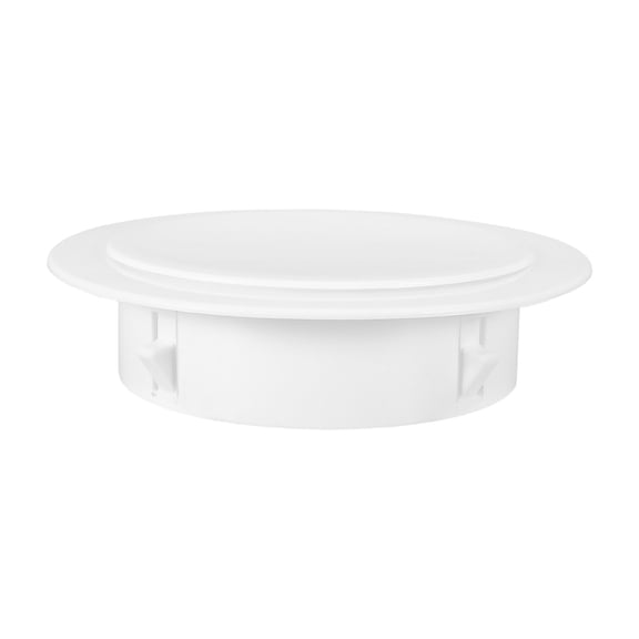 BESTYASH Round White Chimney Cap Cover for Kitchen Stove Pipe Vent, Wear-Resistant Material