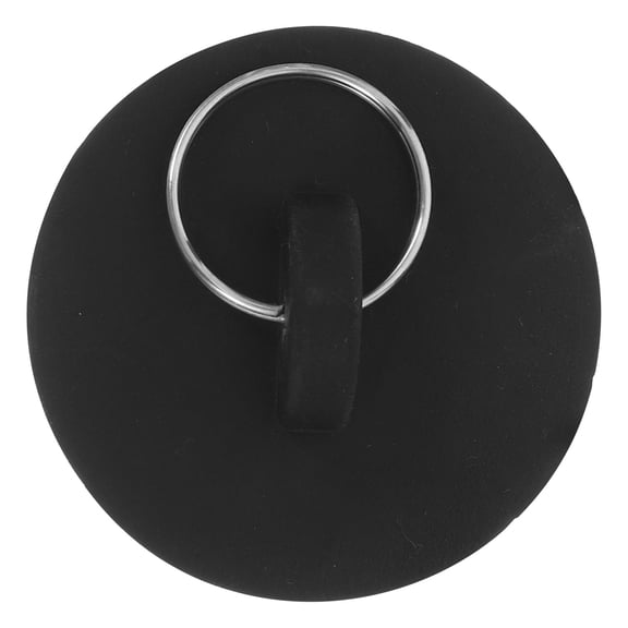 BESTYASH Black Rubber Tub Plug for Bathtub Versatile Drain Stopper for Sink