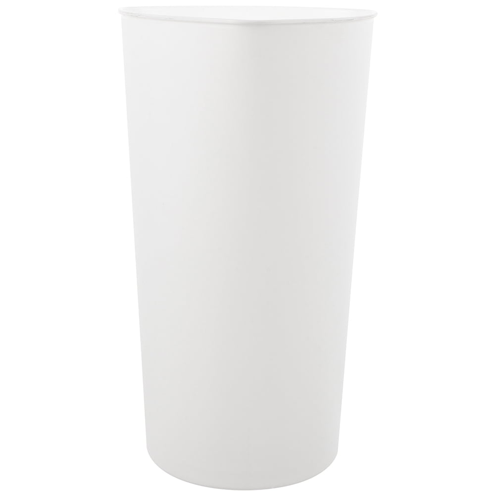 BESTYASH White Reusable Plastic Flower Bucket - Lightweight, Floral Holder for Arrangements and Storage