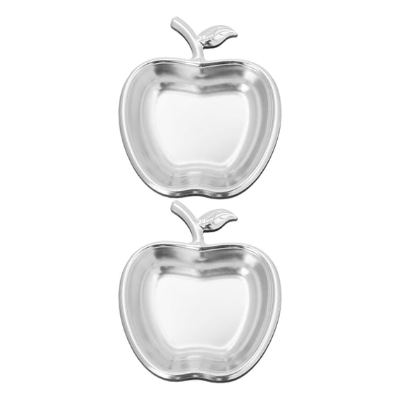 BESTYASH Sauce Dishes Marble Steel Sauce Dishes Home Use 2Pcs