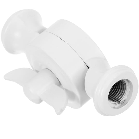 BESTYASH White Wall Sconce Adapter Zinc Alloy Flexible 2 Way Light Arm Mount