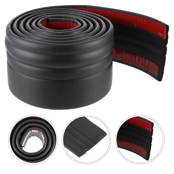 BESTYASH Self Adhesive Black Floor Baseboard Molding Trim Suitable for Kitchen Bathroom Walls
