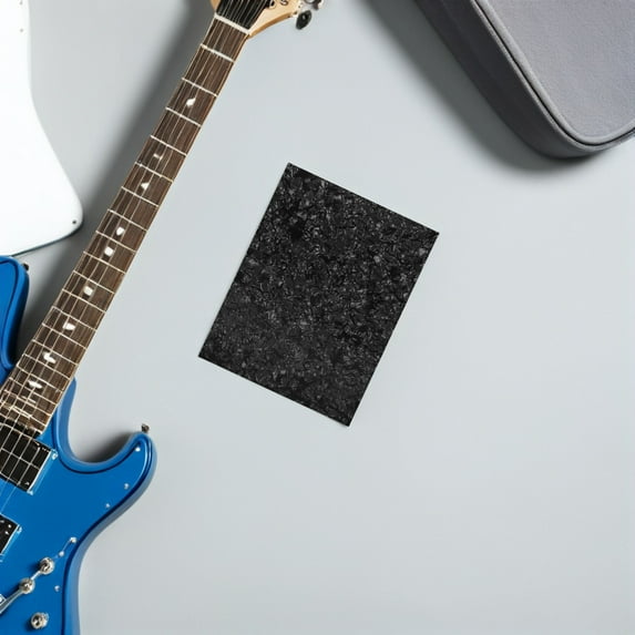 BESTYASH Black Self Adhesive Acoustic Guitar Scratch Plate Ultra Thin Pickguard Replacement Protector
