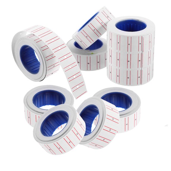 BESTYASH Self Adhesive Price Label Paper Rolls for Retail Price Marking Easy to Use Compatible with Machines