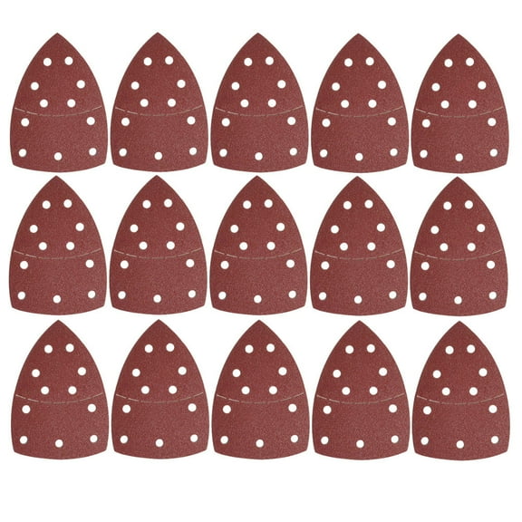 BESTYASH Self Adhesive Sandpaper for Polishing with Aluminium Oxide Material Brown Color Multi Functional 40 to 240 Grit 60pcs Pack