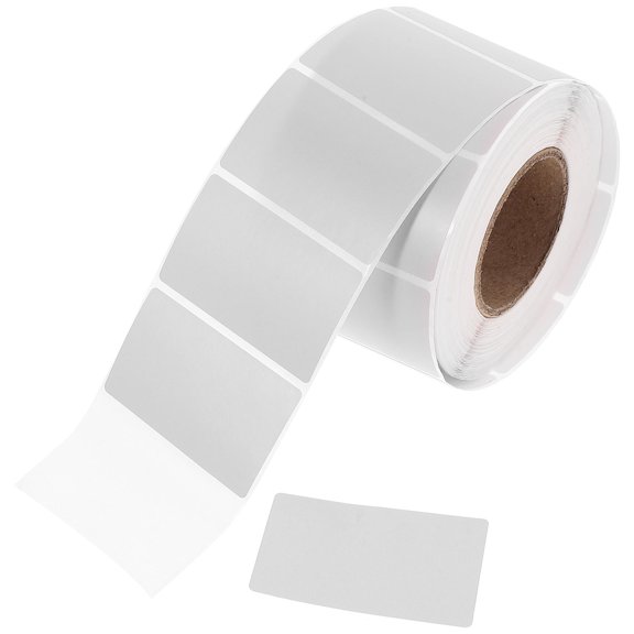 BESTYASH Self Adhesive Thermal Labels Grey for Home Use Organizing and Price Marking