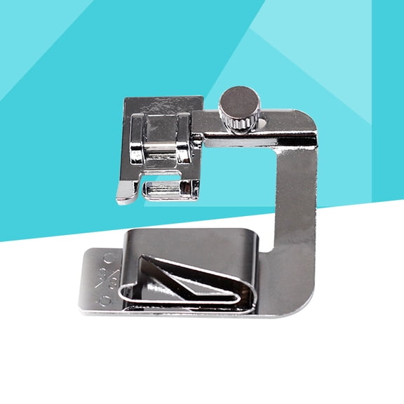 BESTYASH Sewing Machine Rolled Hem Foot Sewing Machine Presser Foot Silver 1Pcs Easy Installation For Home Users
