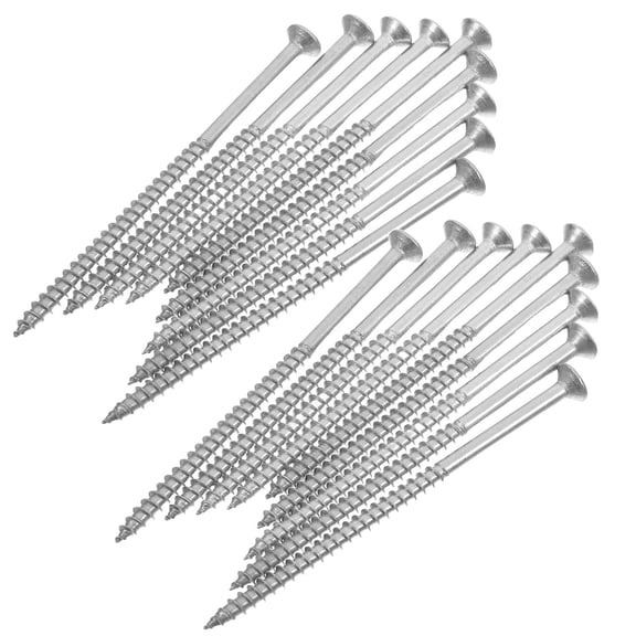 BESTYASH Sheet Metal Screw 25Pcs Stainless Steel Fasteners for Outdoor Construction and Metalwork