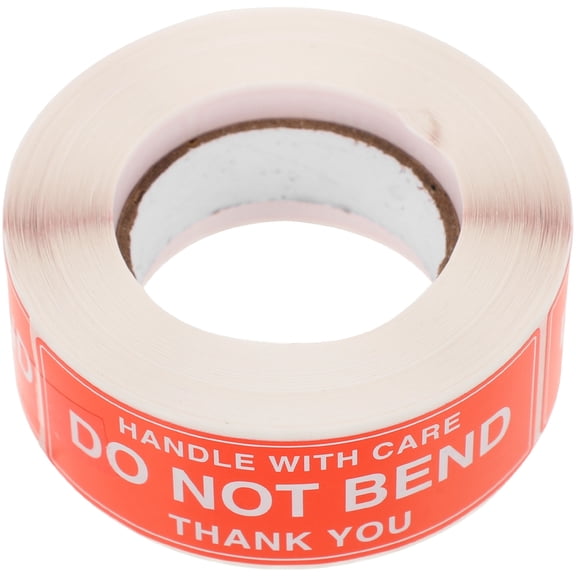 BESTYASH Do Not Bend Packing Sticker Self Adhesive Warning Label for Shipping and Handling