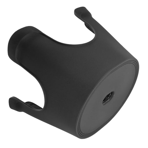 BESTYASH Shoe-changing Step Stool for Toilet Non-slip Bathroom Stool Black 1Set