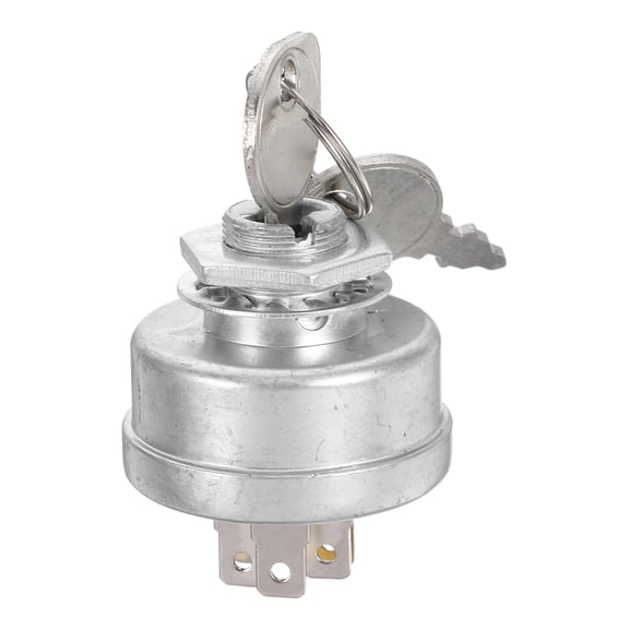 BESTYASH Lawn Mower Ignition Key Switch Copper Alloy 1Pcs