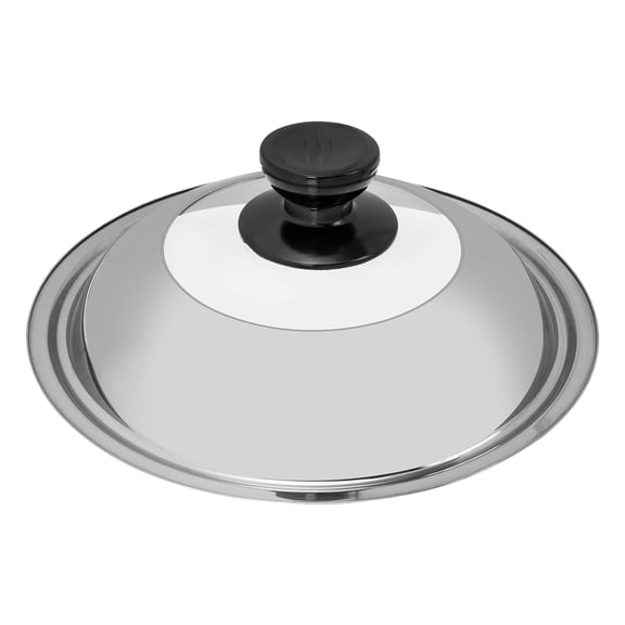 BESTYASH Silver Skillet Pots Pans Lid for Chefs 1Pcs