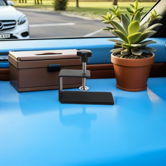 BESTYASH Sim Racing Adjustable Desk Mount for Gear Shifter and Handbrake with Metal Quick Clamp Black