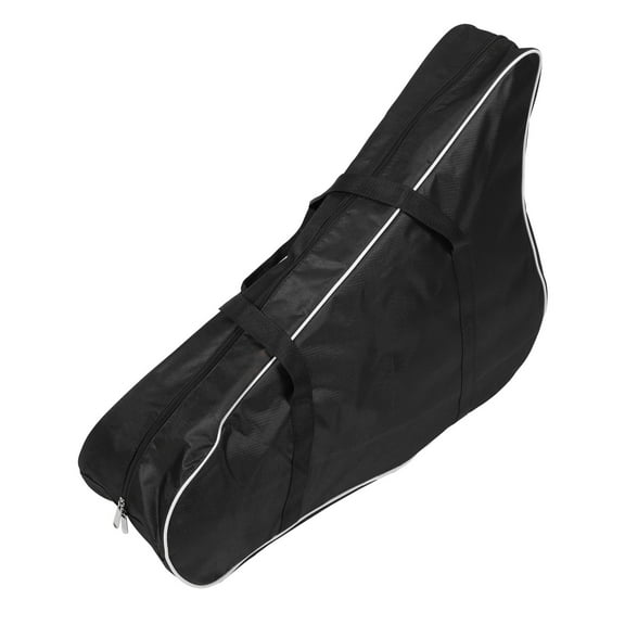 BESTYASH Simple Design Oxford Cloth Harp Carrying Bag Black Lyre Storage Pouch for Daily Use
