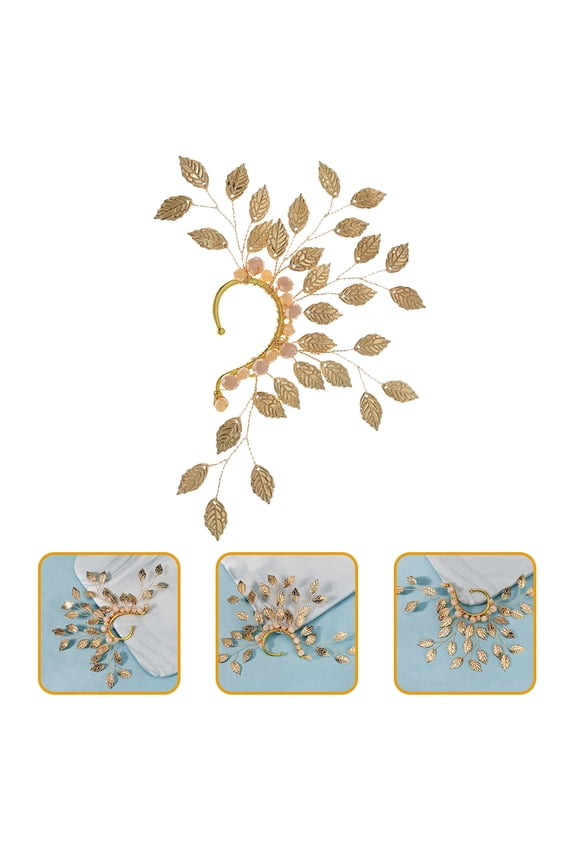 Simple Ear Cuff for Women Golden 1Pcs Non Piercing Earring Cuffs for Daily Wear