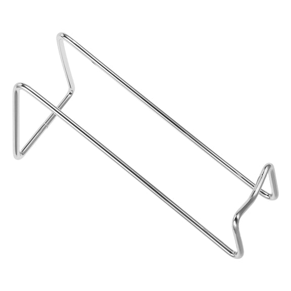 BESTYASH Single Stainless Steel Wine Holder with Modern Geometric Style for Home Display