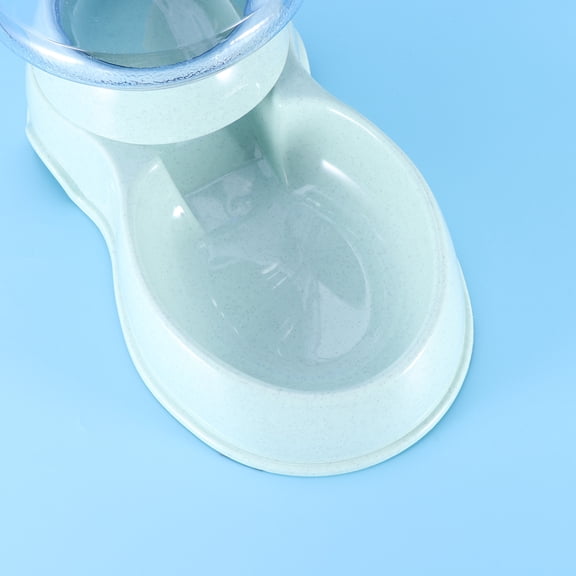 BESTYASH Dog Food Dispenser Automatic Pet Food Drink Dispenser Plastic Green 1Set