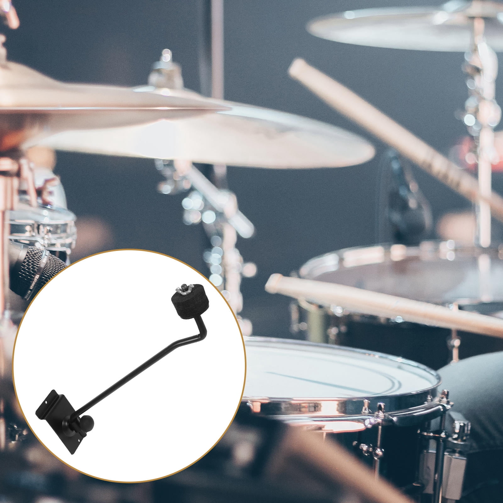 TOYANDONA Metal Cymbal Display Stand - Wall Mount Cymbal Holder For 8-22 Inch Cymbals