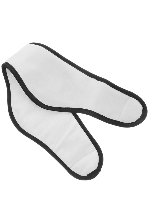 Noise Reducing Sleeping Ear Covers Grey Plush Ear Muffs Comfortable for Side Sleeping