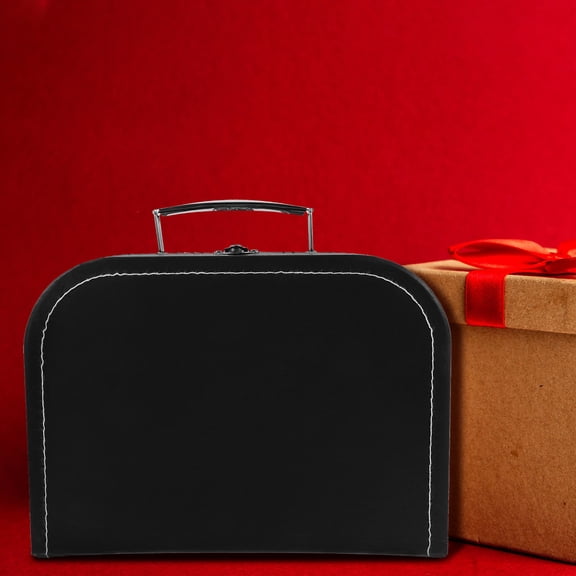BESTYASH Small Decorative Suitcase Box 2pcs Packing Cases for Weddings Parties Festivals Stylish Design Material