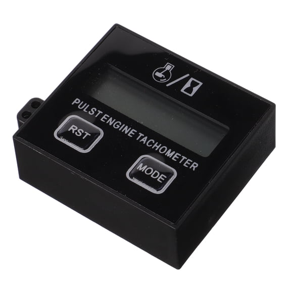 BESTYASH Small Engine Tachometer Digital Speedometer for Motorbike Chainsaw ATV ABS Black 2.5 Inch