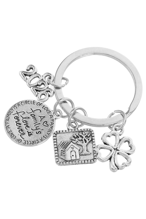 Small House Shaped Keychain Pendant Symbol of Home for Daily Use Special Occasions 1Pack
