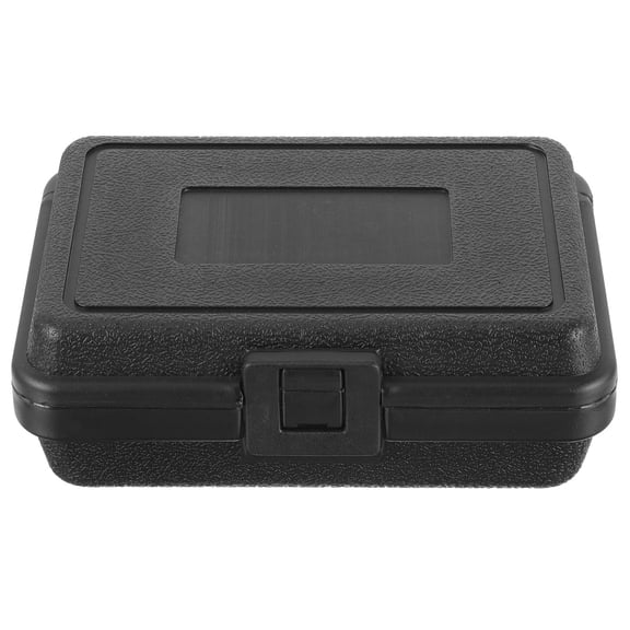 BESTYASH Small Storage Organizer Hard Case Tool Box Black For Fishing And Camping 1Pack