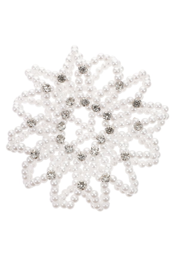 Snoods for Hair Hair Snood Protect from Heat White 1Pack for Sports