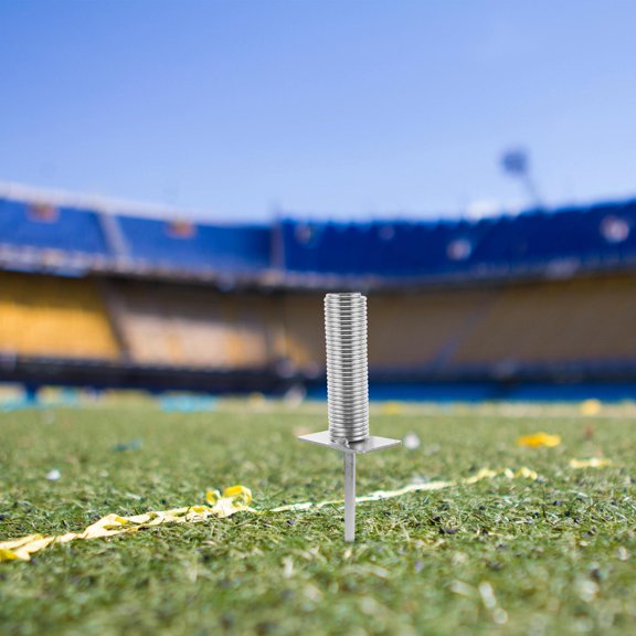 BESTYASH Soccer Corner Flag Stake Base, Stainless Steel Ground Nail for Field Setup and Training