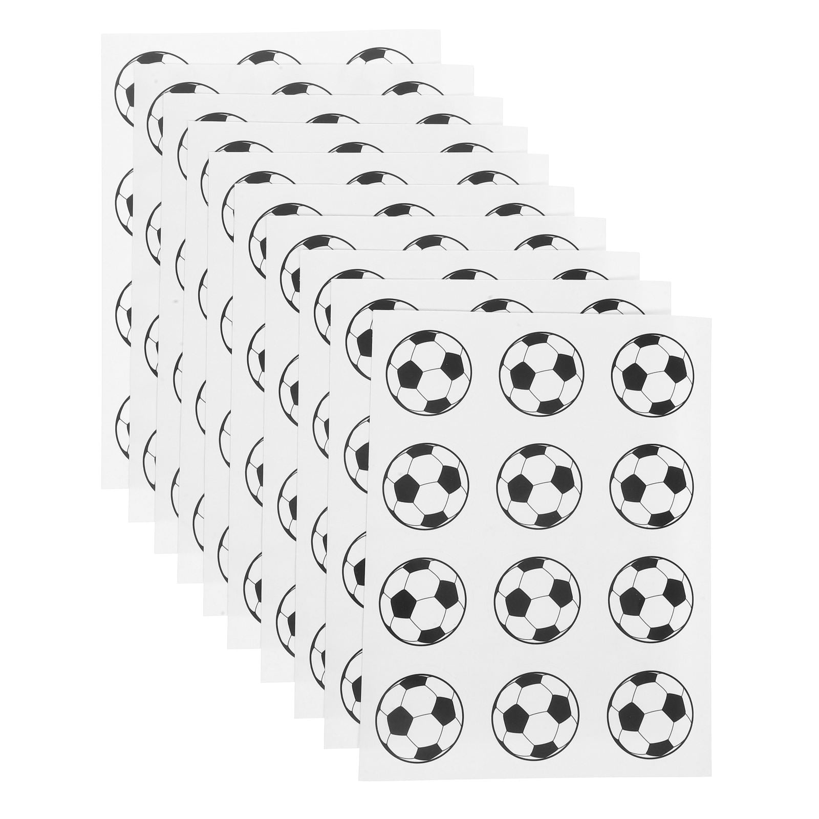 BESTYASH Soccer Stickers Assorted Color Paper Adhesive for Walls Doors ...
