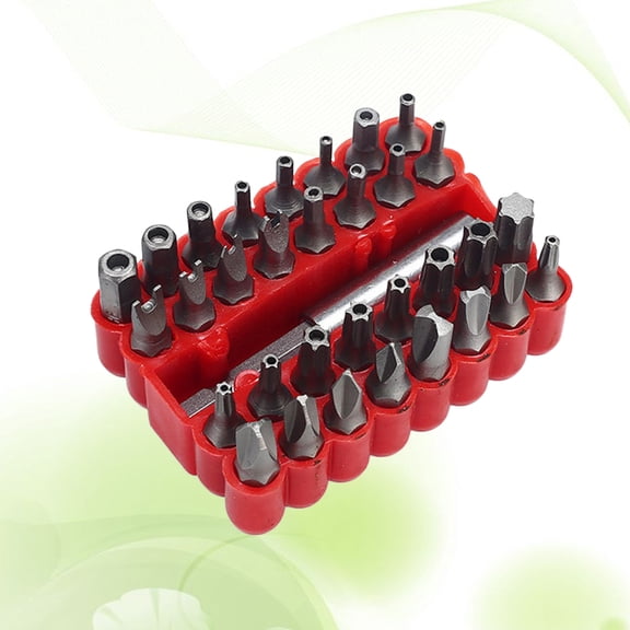 BESTYASH 33Pcs Star Bit Socket Set Sturdy Hardened Material for Repair and Maintenance