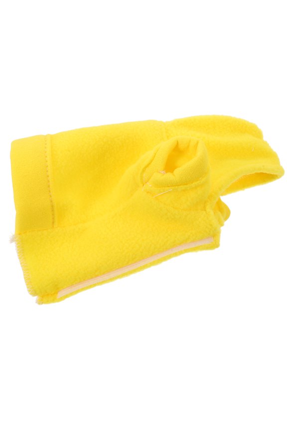 Soft Yellow Reptile Hoodie for Bearded Dragon Lightweight Warm Sweater for Outdoor