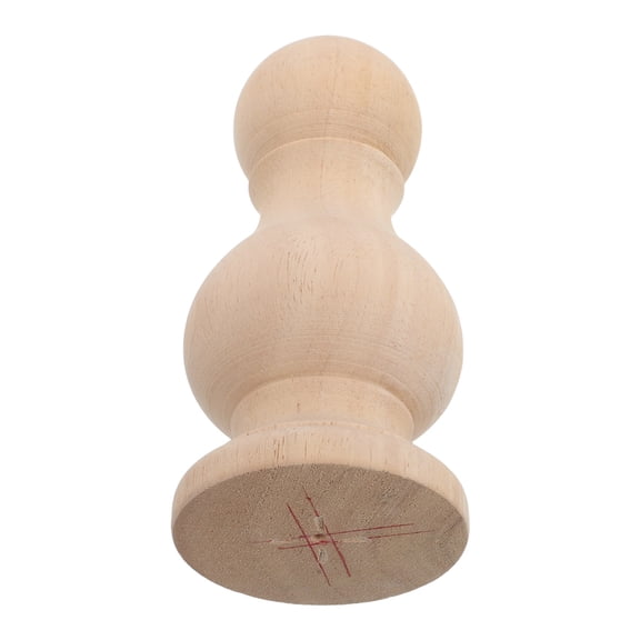 BESTYASH Solid Wood Bed Wood Finials Decorative Round Finial for Stair Balusters and Furniture