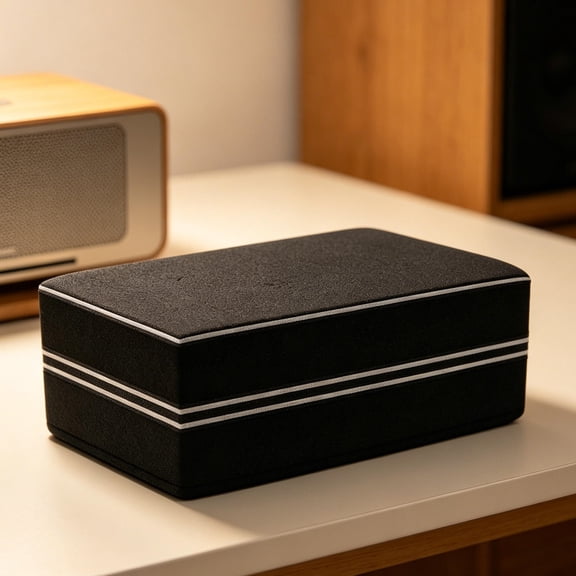 BESTYASH Soundproof Panels Black Audio Shock Absorption Pads for Clearer Sound