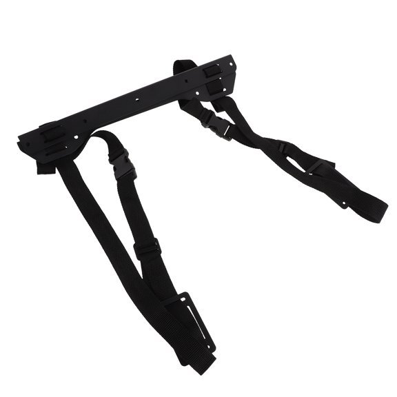 BESTYASH Computer Case Under Desk Mount Bracket Black Adjustable Strap Space Saving CPU Holder