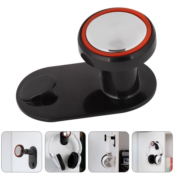 BESTYASH Space-saving Headphone Stand Hook Prevent Deformation Black 1Pack Back to School