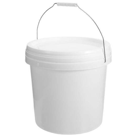 BESTYASH Spill Prevention Paint Bucket for Painting Round White 1Pcs