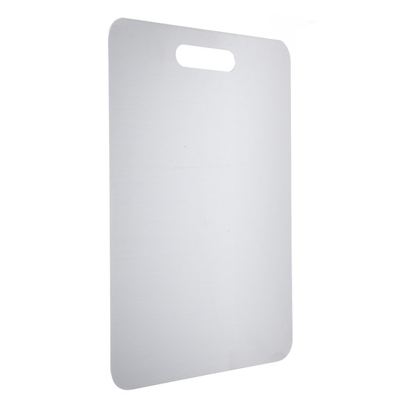 BESTYASH Square Stainless Steel Chopping Board 1Set for Meal Preparation Dishwasher Safe