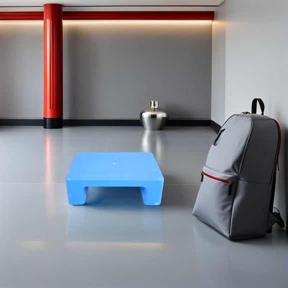 BESTYASH Lightweight Blue Plastic Pallet with Grid Structure for Ventilation