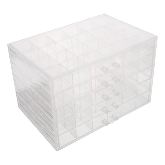 BESTYASH Clear Plastic 5 Layer Rock Collection Storage Drawer for Easy Organization