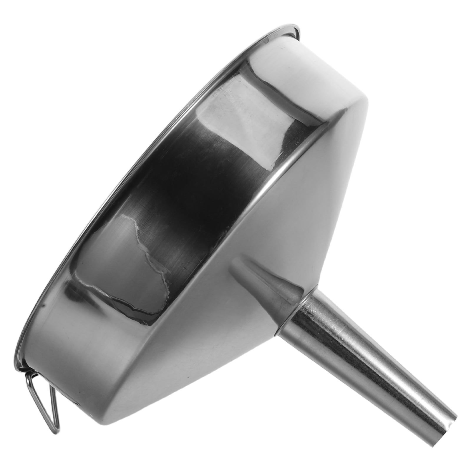 BESTYASH Stainless Steel Big Funnel for Automotive Use Silver Wide ...