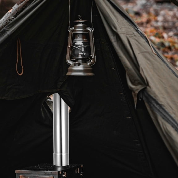 BESTYASH Stainless Steel Camping Stove Chimney Flue Hot Tent Vent Ventilation Easy Install Sleek Design
