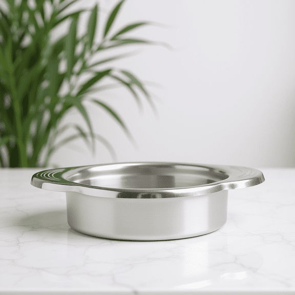 BESTYASH Round Stainless Steel Water Draining Strainer for Canned Tuna Beans and Vegetables