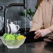 BESTYASH Stainless Steel Mesh Strainer for Rice and Vegetable Draining Plated Silver