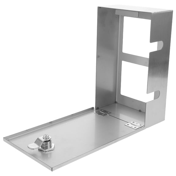 BESTYASH Weatherproof Stainless Steel Outdoor Socket Box with Splashproof and Antitheft Outlet Protector